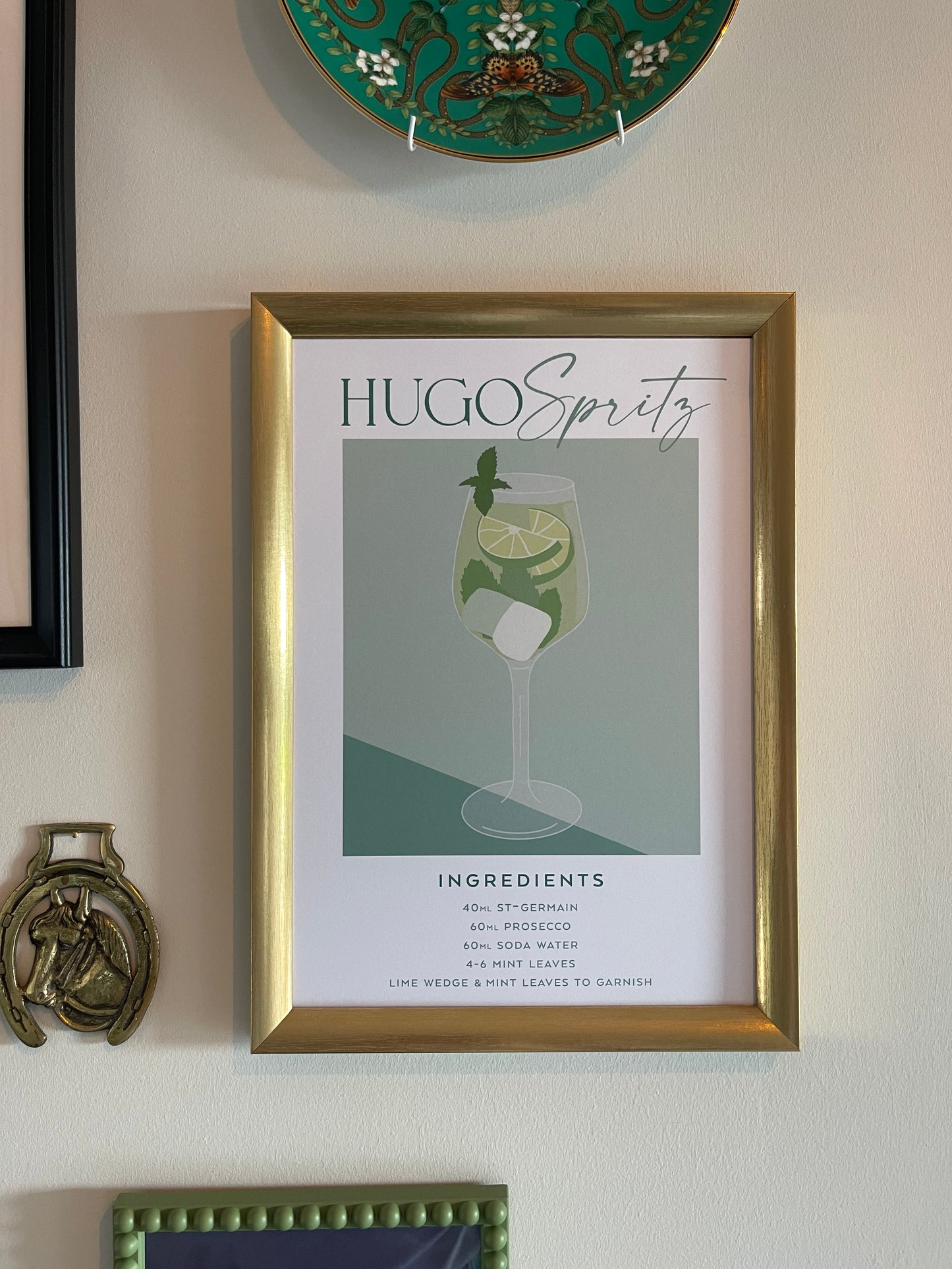 Cocktail Print - Hugo Spritz