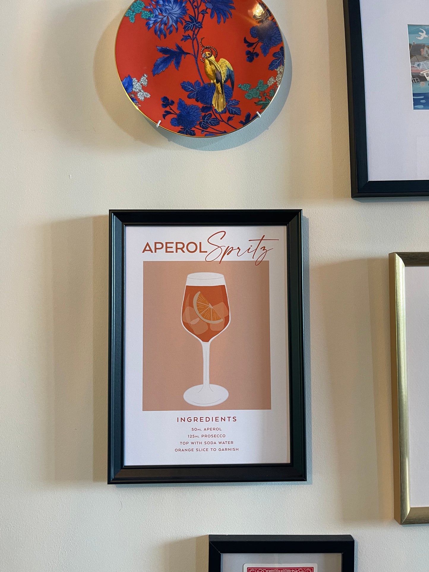 Cocktail print - Aperol Spritz