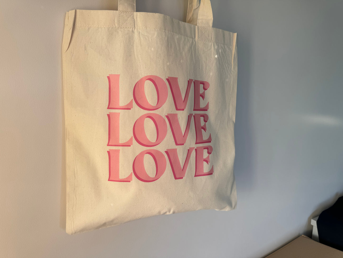 LOVE LOVE LOVE Tote Bag