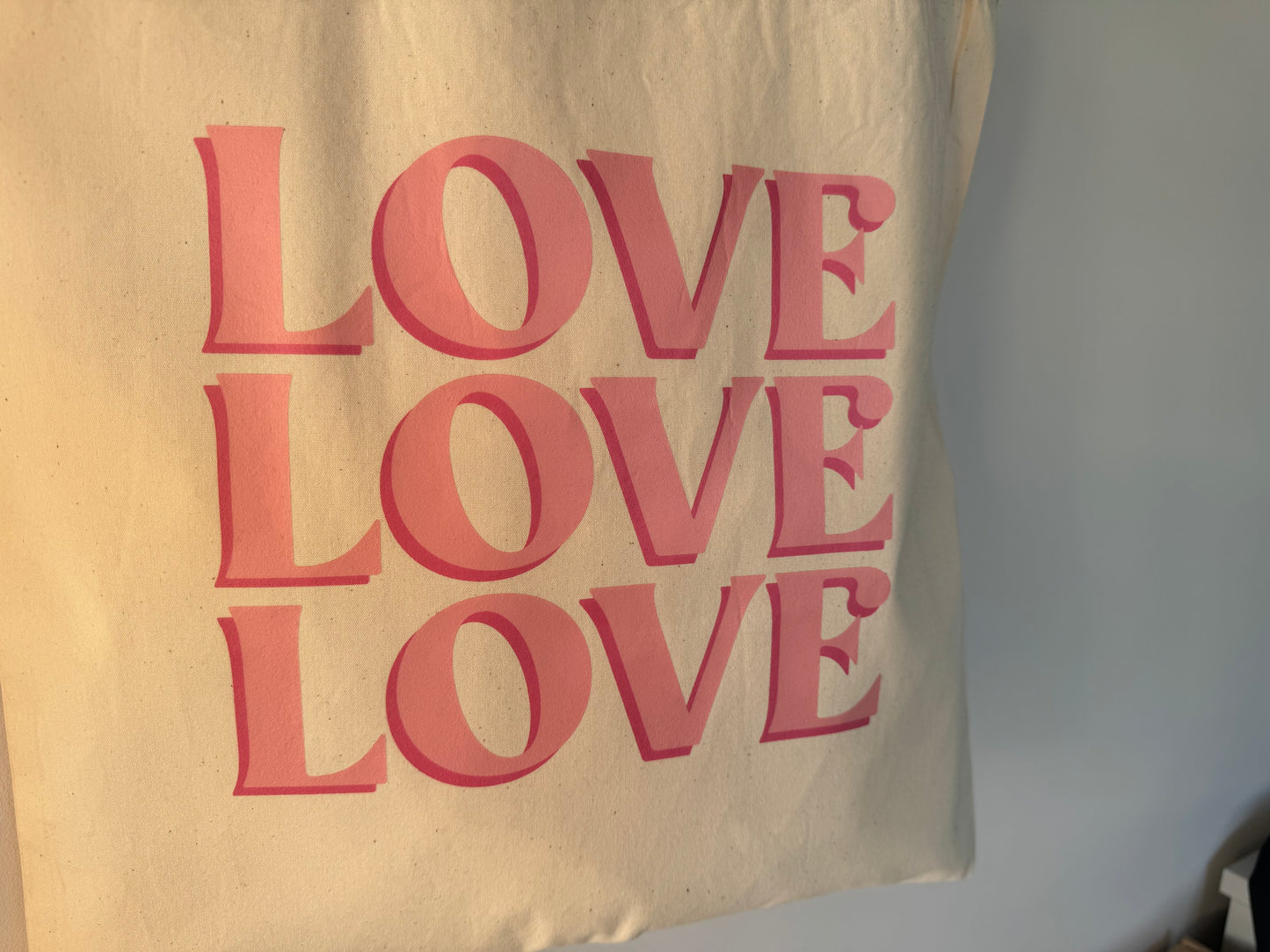 LOVE LOVE LOVE Tote Bag
