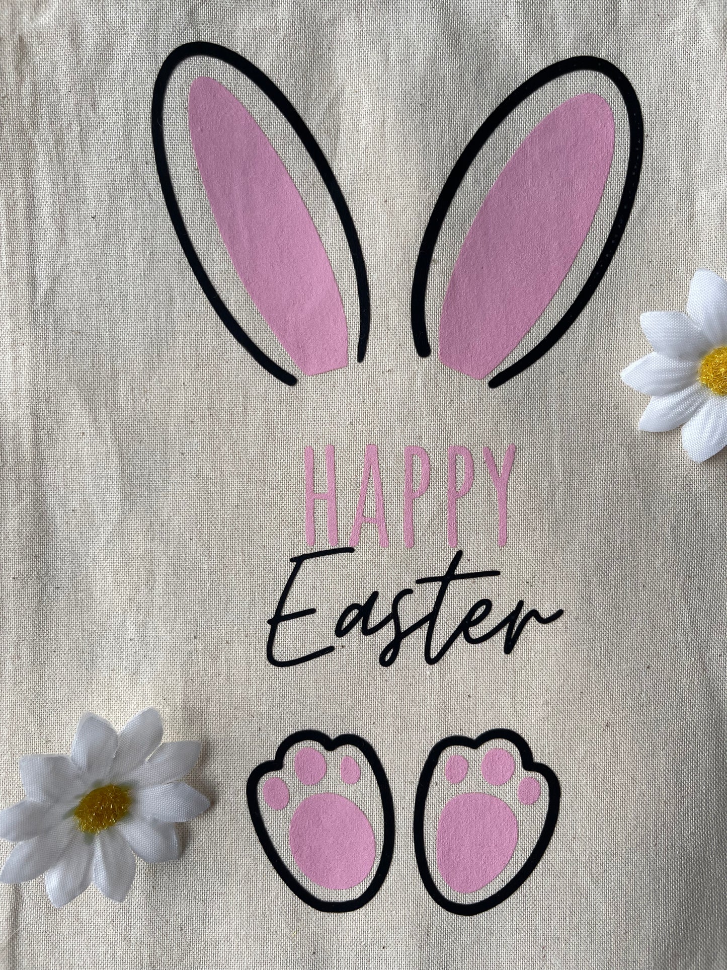 Happy Easter bunny mini tote bags