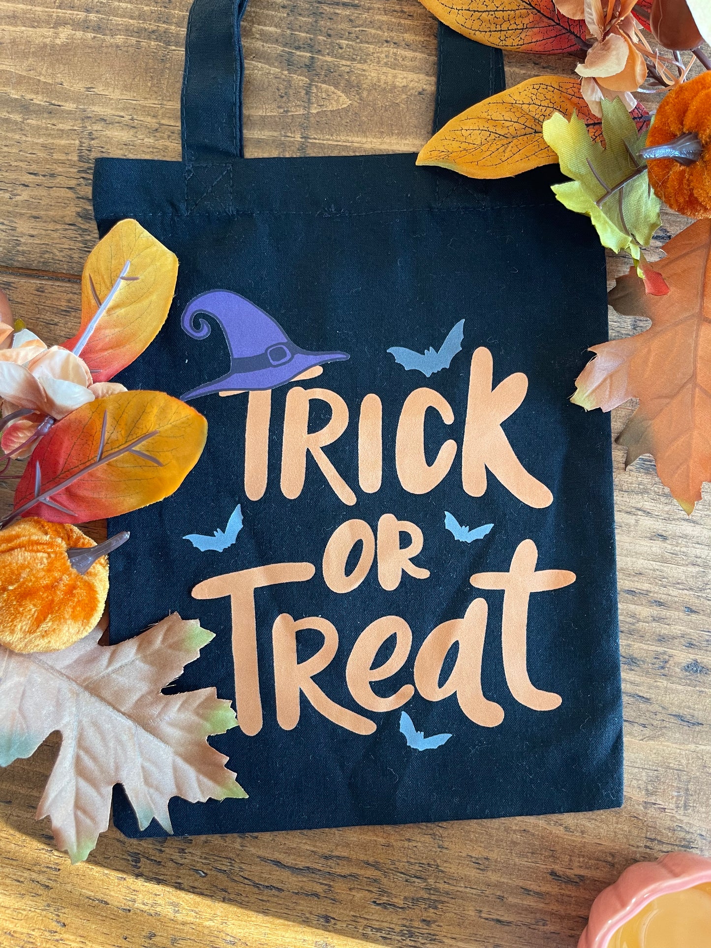 Trick or treat mini tote