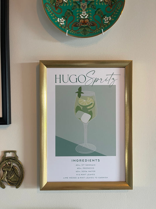 Cocktail Print - Hugo Spritz