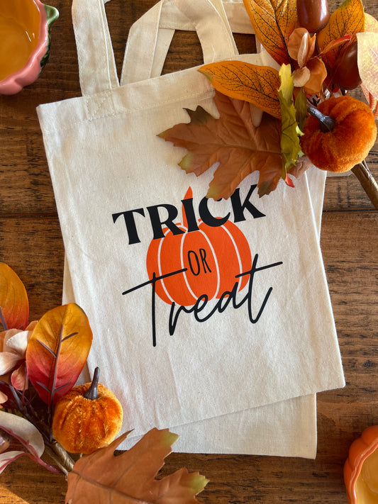 Trick or treat mini tote